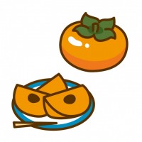 秋の味覚　柿
