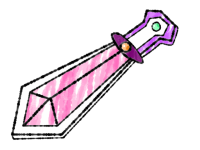 ピンクの剣