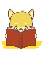 楽しそうに本を読…