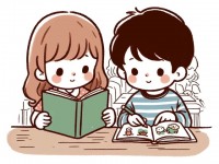 読書週間、男の子…