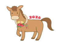 馬の干支イラスト…