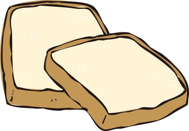 食パン スライス 無料イラスト素材 素材ラボ