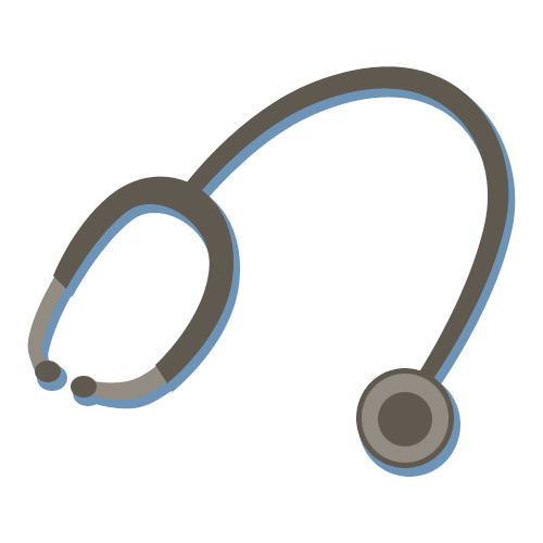 聴診器のイラスト 無料イラスト素材 素材ラボ