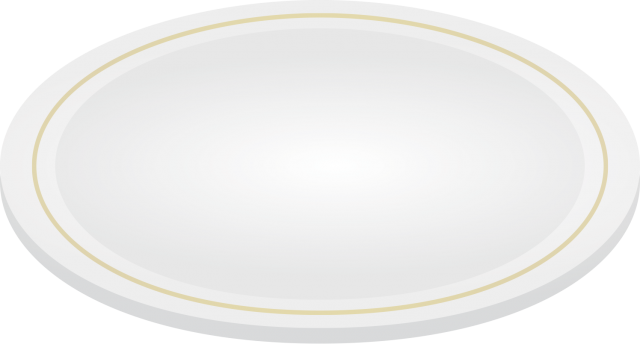 白いお皿とナイフフォーク 10346000500 の写真素材 イラスト素材