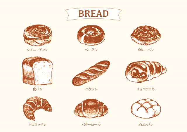 最も検索された 食パン イラスト かわいい イラスト