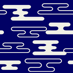 霞 雲 青系 ６パターン パターン図柄 セット ループ可 Jpg Ping Eps 無料イラスト素材 素材ラボ