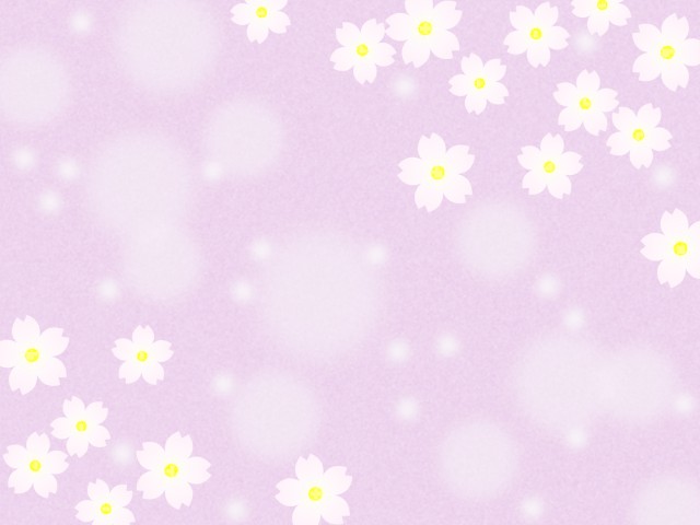 桜の花模様の壁紙 パステルカラーの背景素材イラスト 無料イラスト