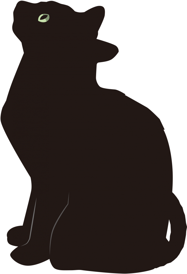 かわいい黒猫のイラスト | 無料のフリー素材 イラストエイト