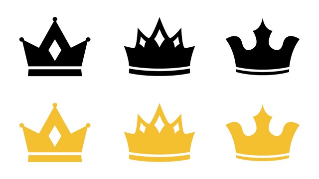 王冠のアイコンセット 無料イラスト素材 素材ラボ