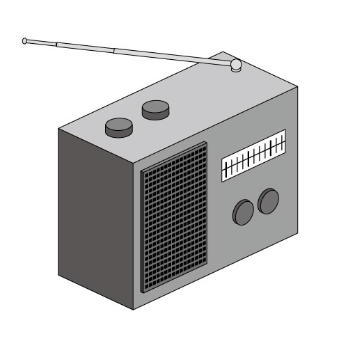 ラジオ 無料イラスト素材 素材ラボ