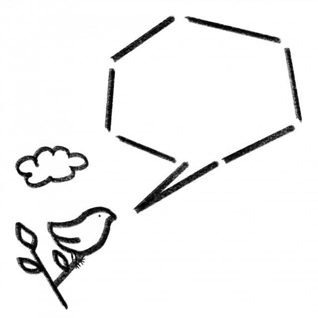 小鳥と吹き出し 無料イラスト素材 素材ラボ