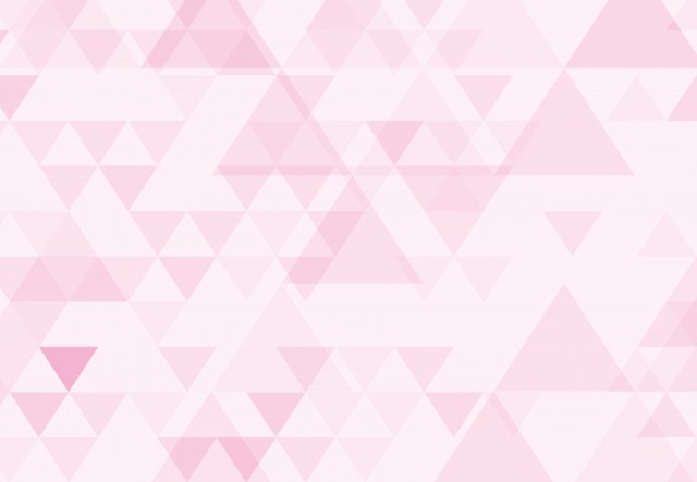 おしゃれな春のピンク 三角うすい背景画 幾何学模様 無料イラスト