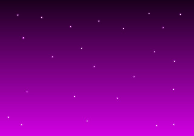 夜空と星 紫の背景 無料イラスト素材 素材ラボ