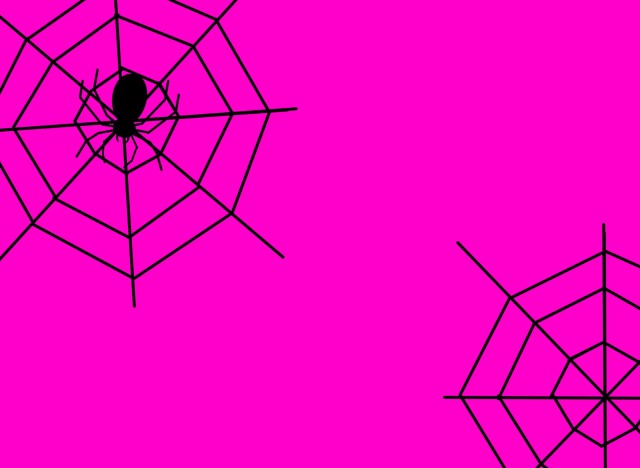 蜘蛛のハロウィン背景 紫 無料イラスト素材 素材ラボ