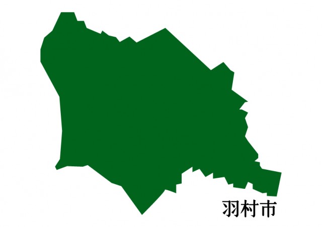 東京都羽村市 はむらし の地図 緑塗り 無料イラスト素材 素材ラボ
