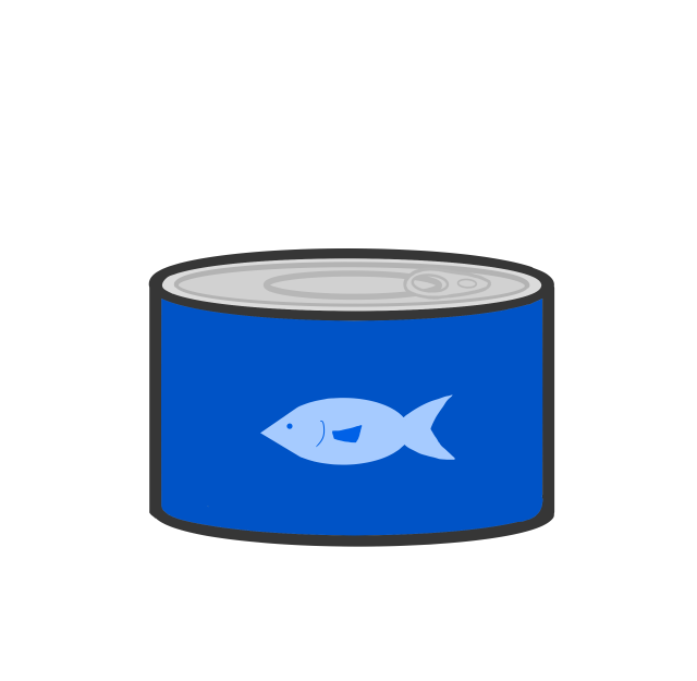 魚の缶詰 無料イラスト素材 素材ラボ