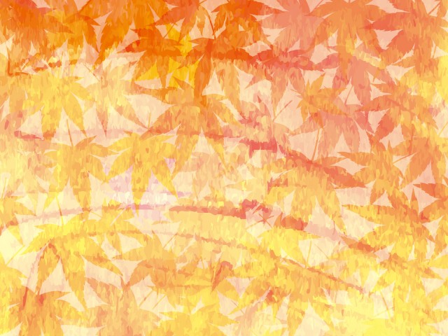 紅葉狩り秋色もみじオレンジ色手描き水彩画背景壁紙無料イラストフリー素材 無料イラスト素材 素材ラボ
